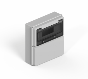 Caja IP65 P/12 polos DIN + 1 módulo ciego