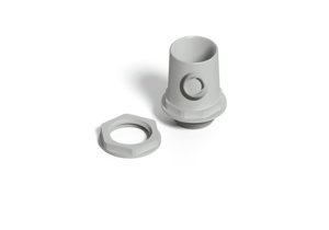 Conector para tubo rígido y corrugado