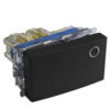 Pulsador unipolar LUMINOSO 12V