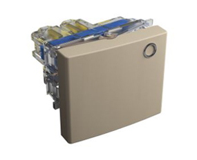 Pulsador unipolar mediano luminoso 12V