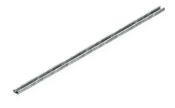 Riel de 600 mm para grampas