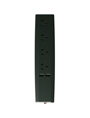 Múltiple de 4 tomas - 2 puertos USB con tierra 10A